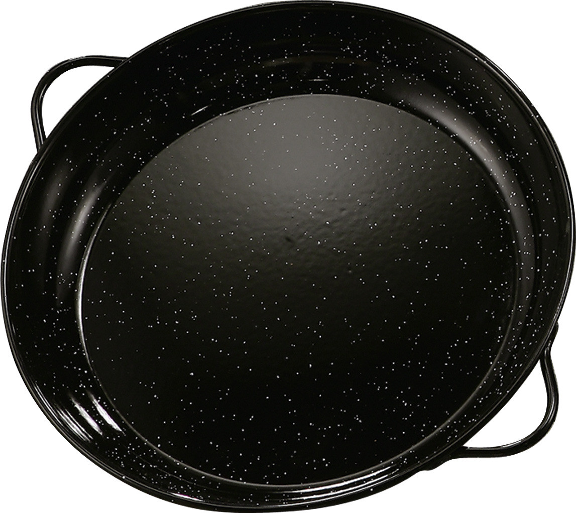 Servierpfanne Stahl, schwarz emailliert Ø 20cm